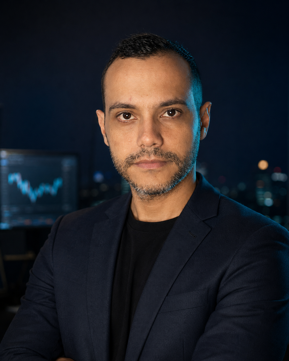 Marcus Arruda, especialista da sala de operações da Arkadi Global